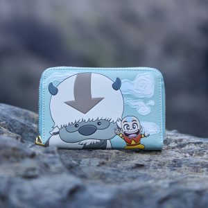 Avatar: The Last Airbender Aang, Appa, & Momo Zip Around Wallet