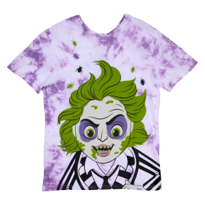 Beetlejuice & Lydia Deetz Reversible Tie-Dye Unisex Tee