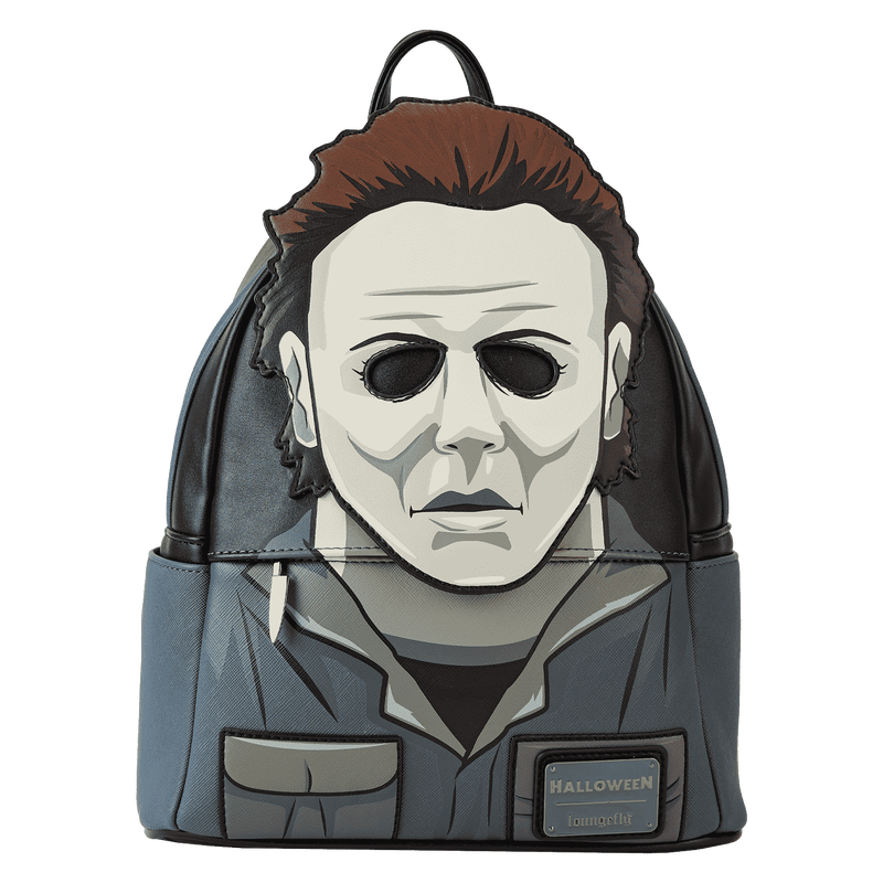 Halloween Michael Myers Glow Mask Cosplay Mini Backpack