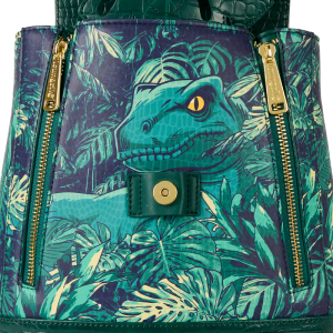 Jurassic World Jungle Velociraptor Glow Drawstring Mini Backpack