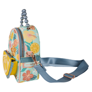 Loungefly Tropical Lemon Floral Convertible Mini Backpack & Crossbody Bag