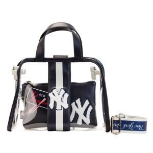 MLB NY Yankees Clear Tote Crossbody Stadium Bag with Pouch 