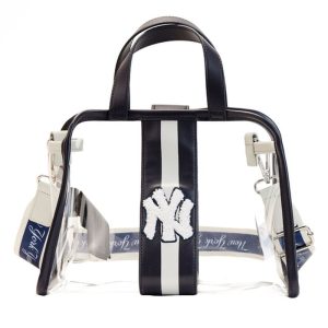 MLB NY Yankees Clear Tote Crossbody Stadium Bag with Pouch 