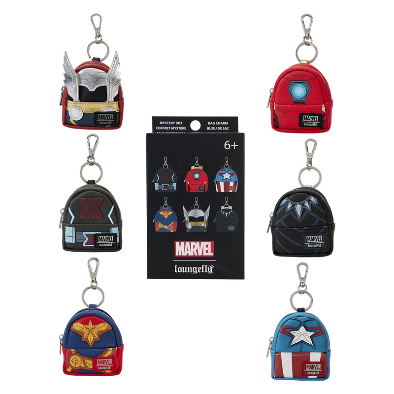 Marvel Avengers Cosplay Mystery Mini Backpack Keychain Charm
