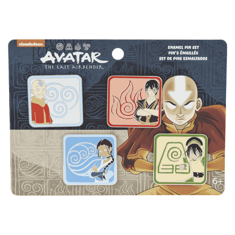 Avatar: The Last Airbender Elements 4-Piece Pin Set 