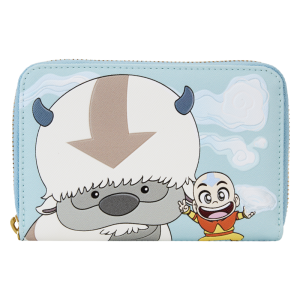 Avatar: The Last Airbender Aang, Appa, & Momo Zip Around Wallet