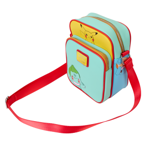 Pokémon Color Block Starters Crossbody Bag