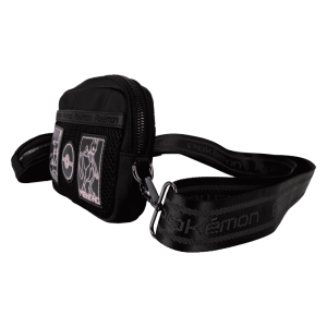 Pokémon Pikachu & Mewtwo Glow Nylon Sling Crossbody Bag with Coin Bag