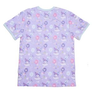 Sanrio Kuromi Carnival All-Over Print Unisex Ringer Tee 