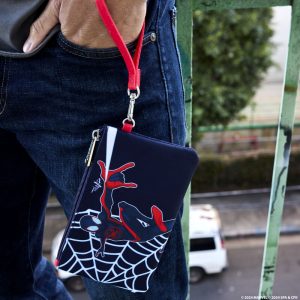 Spider-Verse Miles Morales Suit Nylon Zipper Pouch Wristlet