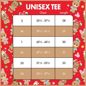 Mickey & Friends Gingerbread Cookie All-Over Print Unisex Tee 