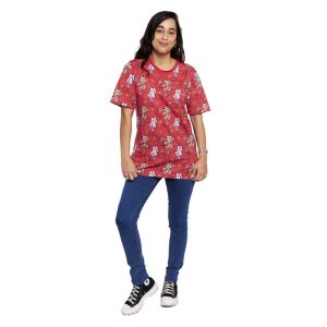 Western Mickey & Minnie Lasso All-Over Print Unisex Tee 