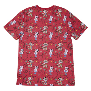 Western Mickey & Minnie Lasso All-Over Print Unisex Tee 