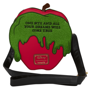 Snow White and the Seven Dwarfs Exclusive Evil Queen Poison Apple Glitter Crossbody Bag
