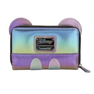 Mickey Mouse Exclusive Oil Slick Iridescent Cosplay Zip Around Wallet