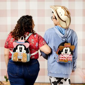 Western Mickey & Minnie Lasso All-Over Print Unisex Tee 